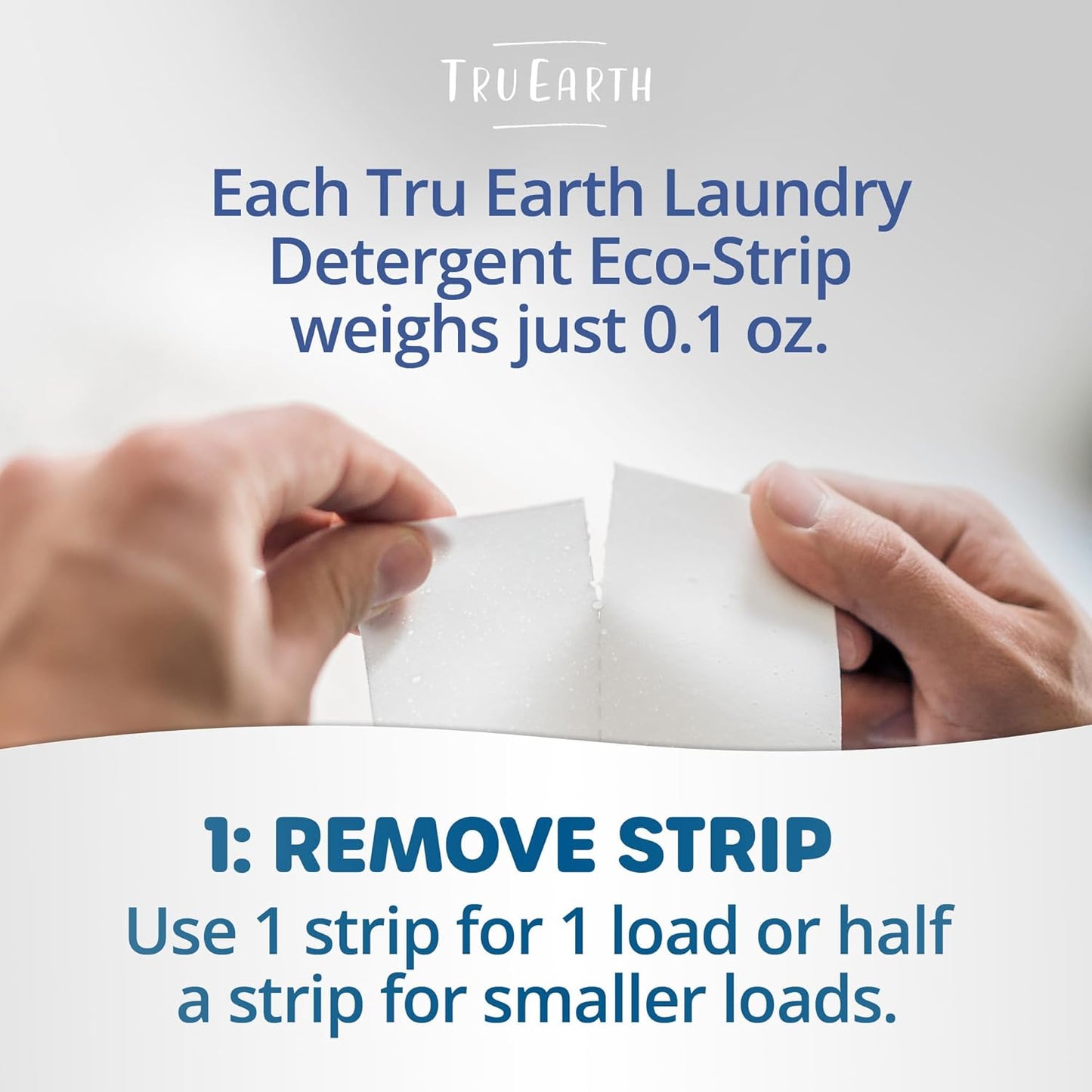 Tru Earth Toilet Bowl Cleaner Eco-Strips | Plastic Jug-Free, Septic-Safe Cleaning Strips | Easy to Use | 24 Strips